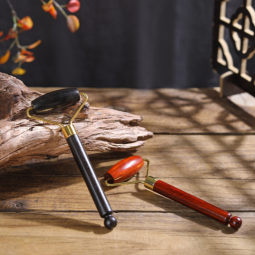 Gua Sha Tool Factory - OEM Natural Wooden Anti-Aging Acupressure Roller