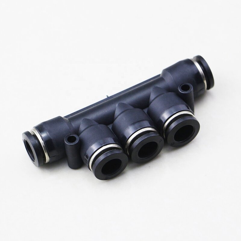 Plastic Manifold Manufacturer - OEM/ODM Custom 4-16mm PK Union 5 Way
