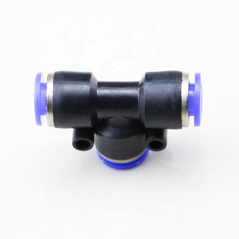 PE Series Fitting Manufacturer - OEM/ODM Custom 4-16mm 3 Way T Type Plastic