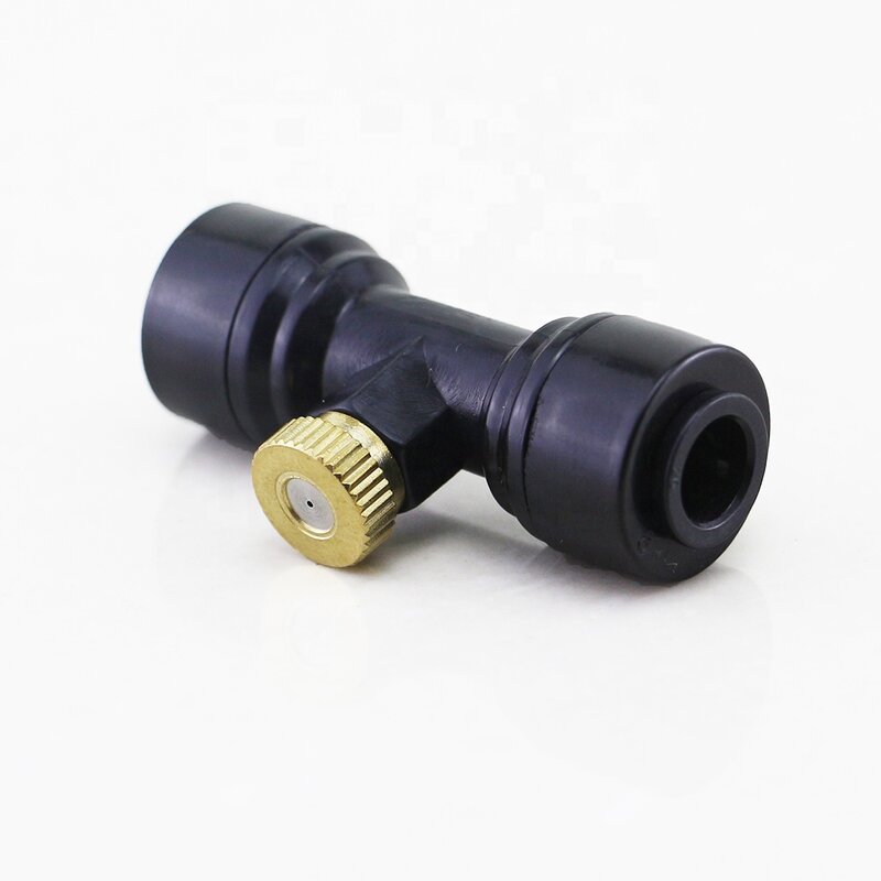 Water Mist Nozzle Manufacturer - OEM/ODM Custom 0.2-0.8mm Brass Hose with Tee