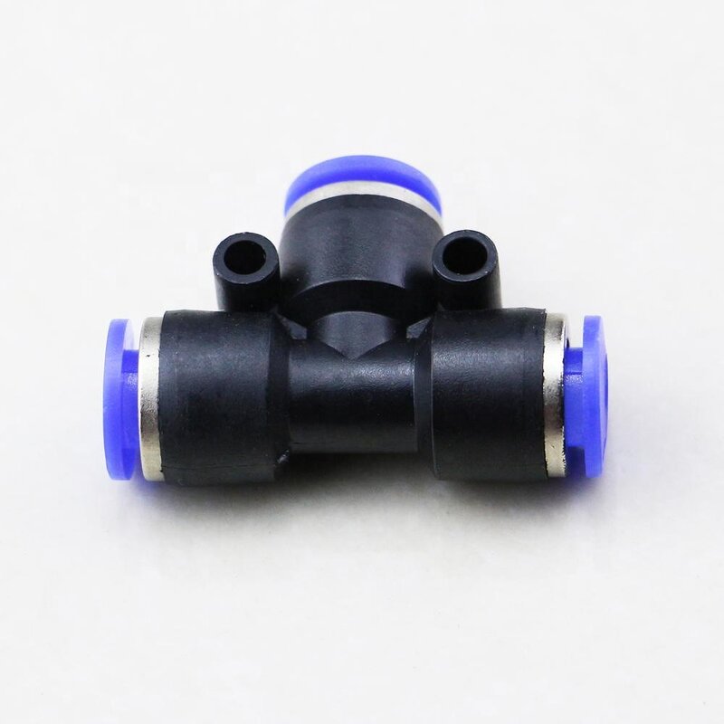 PE Series Fitting Manufacturer - OEM/ODM Custom 4-16mm 3 Way T Type Plastic