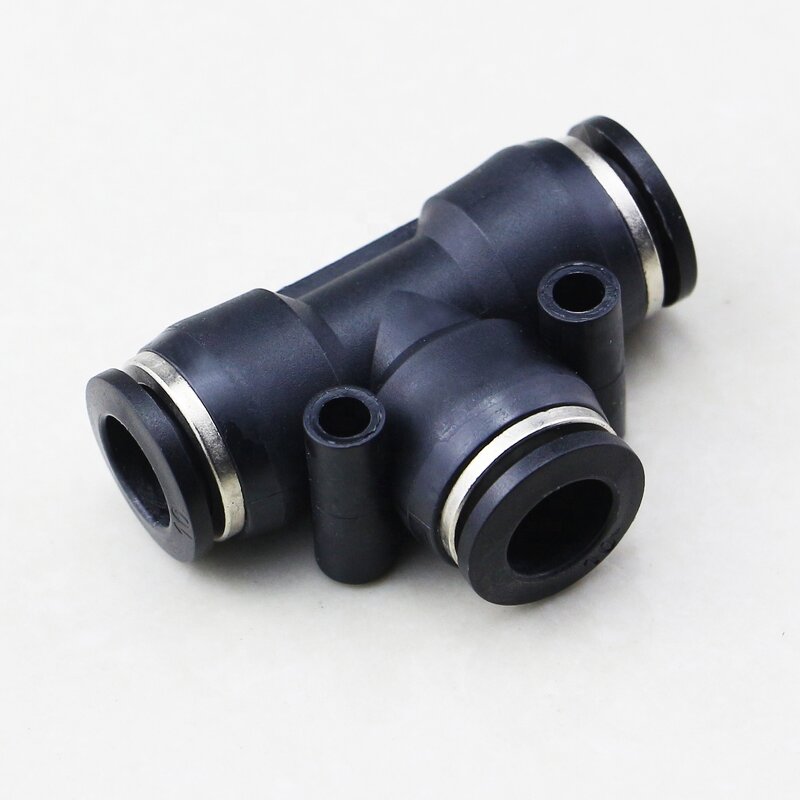 Plastic Tee Fitting Manufacturer - OEM/ODM Custom PE 4-16mm 3 Way Quick