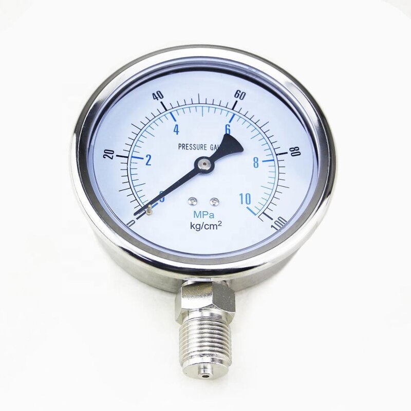 Pressure Gauge Manufacturer - OEM/ODM Custom YN Series 2.5-4 Inch Stainless