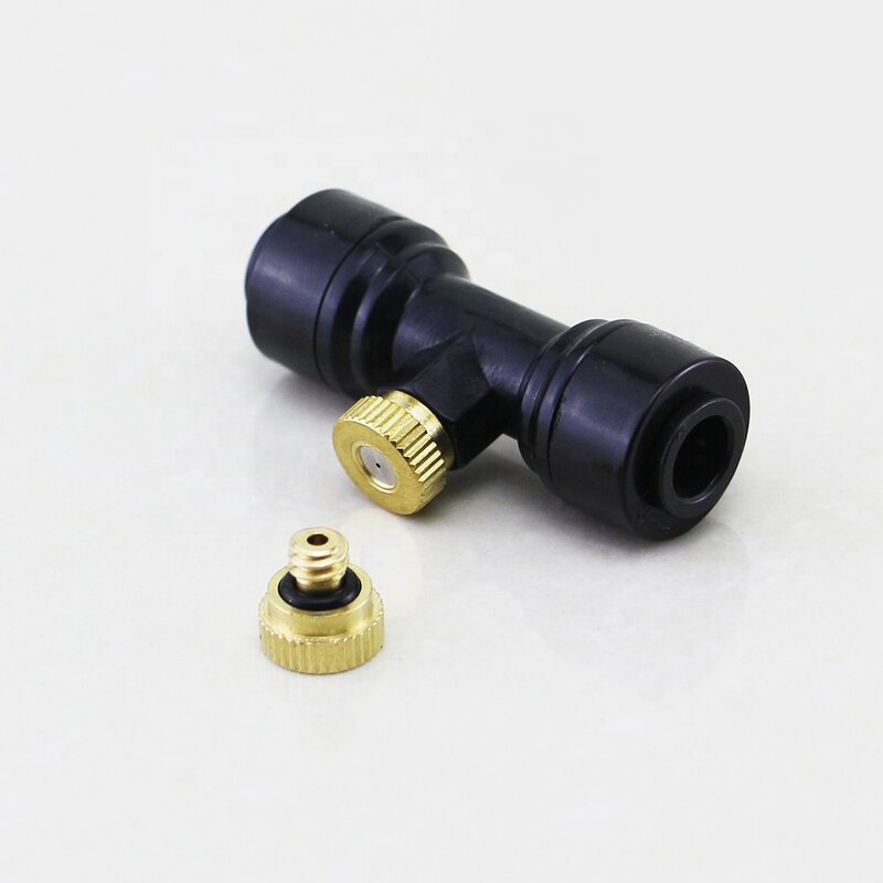 Water Mist Nozzle Manufacturer - OEM/ODM Custom 0.2-0.8mm Brass Hose with Tee