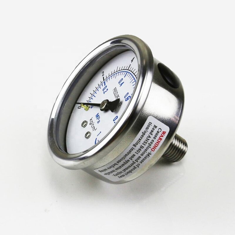 Pressure Gauge Manufacturer - OEM/ODM Custom YN Series 2.5-4 Inch Stainless