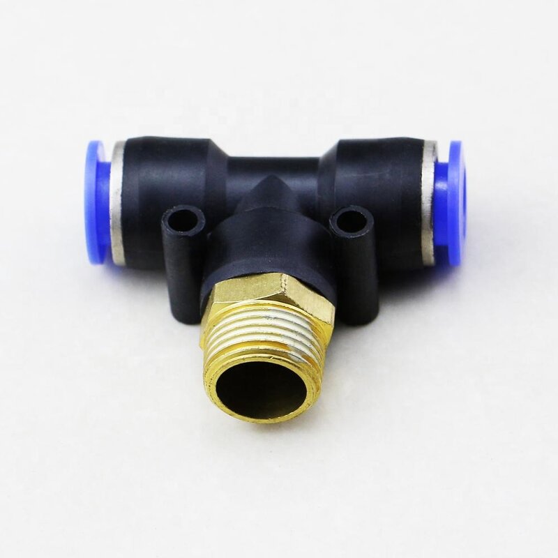 Brass Tee Fitting Manufacturer - OEM/ODM Custom PB Series BSP M5 Male Thread