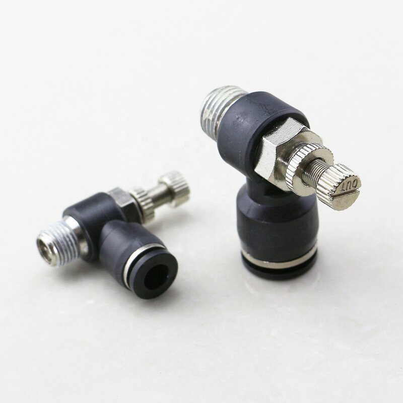 Flow Control Connector Manufacturer - OEM/ODM Custom BSP M5 SL Regulator Elbow