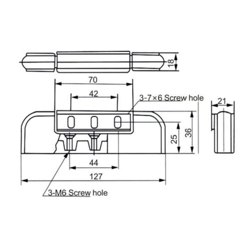 Door Lock Hinge Supplier - OEM Reversible Plane Hinge for Freezer Door