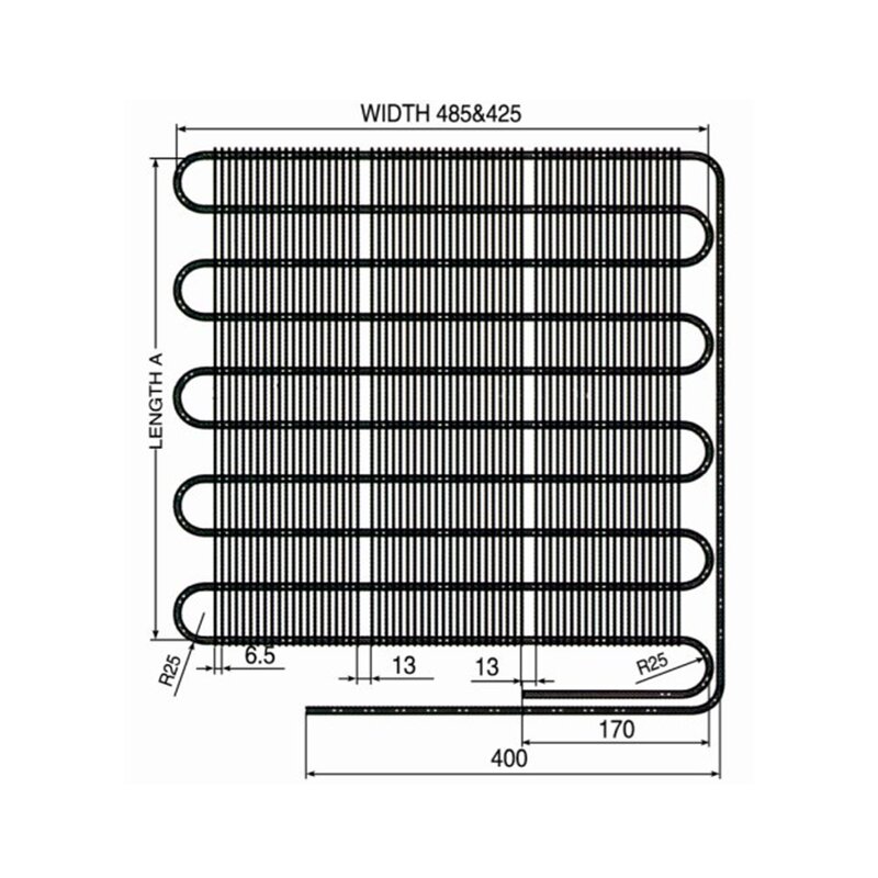 Roll Bond Evaporator Factory - OEM Aluminum Spare Parts for Freezer