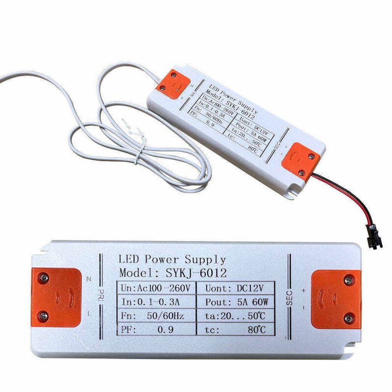 Switching Power Supply Manufacturer - OEM/ODM Custom DC12V 12W-60W LED Lighting