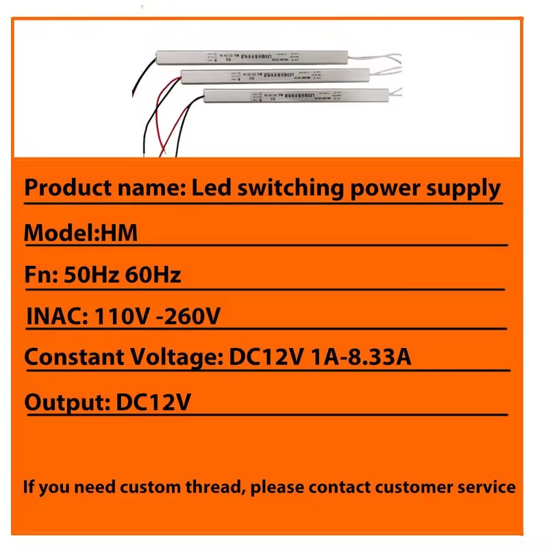 LED Driver Transformer Manufacturer - OEM/ODM Custom 110v-260v Max 72W Single