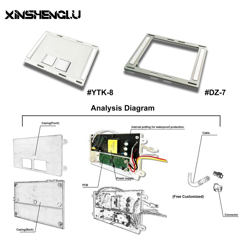 Dual-button Touch Switch Manufacturer - OEM/ODM Custom DC12V 3A 36W Defog Dimming