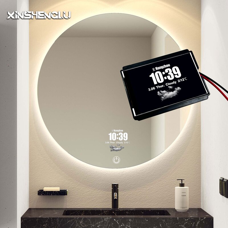 Weather Display Mirror Switch Manufacturer - OEM/ODM Custom WIFI Local Time Temperature