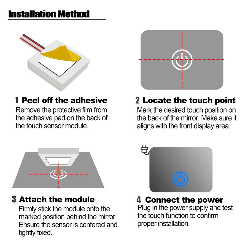 Single Touch Dimmer Switch Manufacturer - OEM/ODM Custom DC12v 3A 36W Three Colors