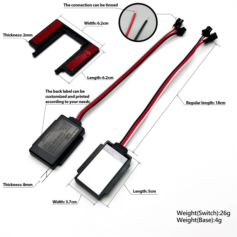 LED Mirror Sensor Manufacturer - OEM/ODM Custom 12V 5A 60W Smart Makeup Dimmer