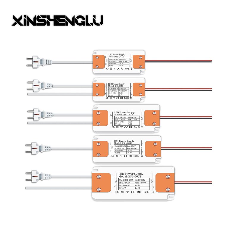 Switching Power Supply Manufacturer - OEM/ODM Custom DC12V 12W-60W LED Lighting