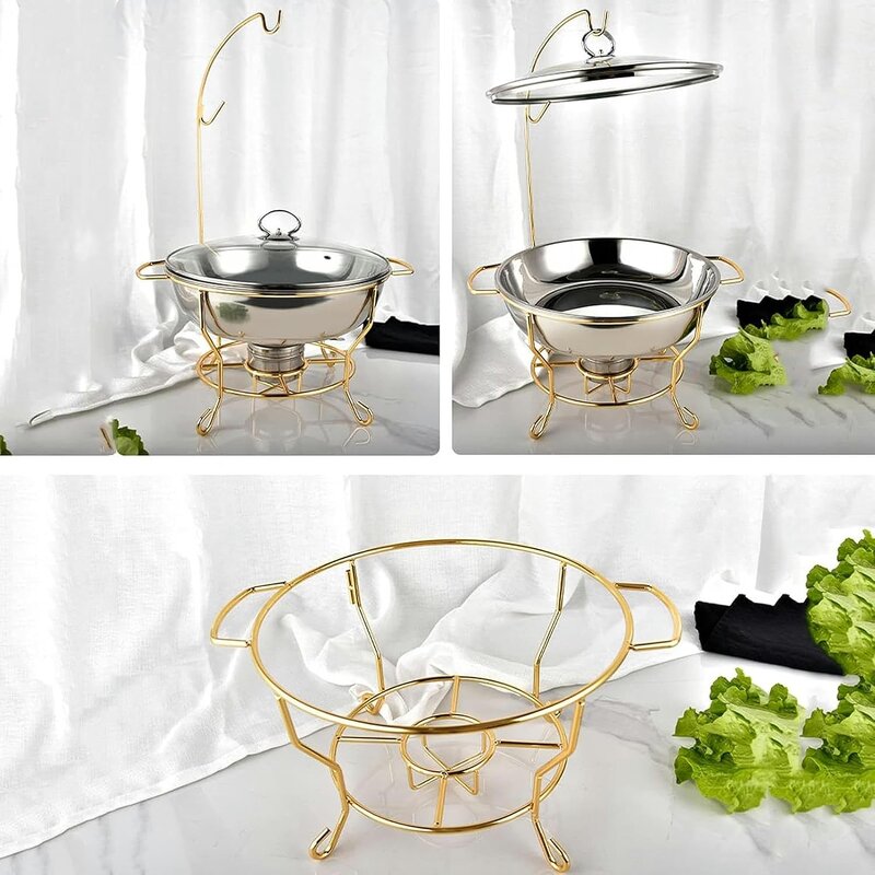 Hanging Chafing Dish Manufacturer - OEM/ODM Custom 4.5-8.0L Stainless Steel Fuel