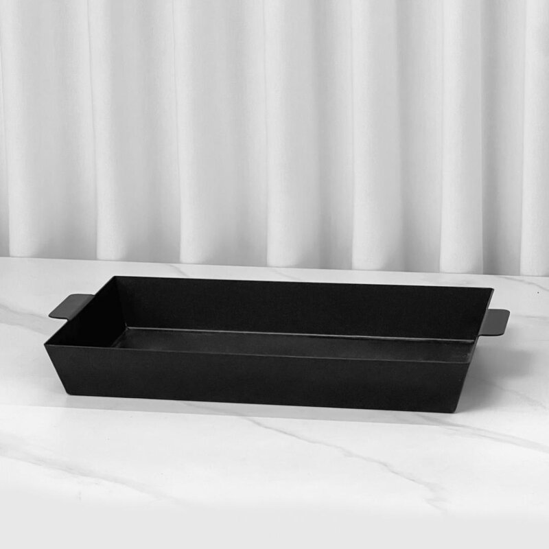 Serving Tray Manufacturer - OEM/ODM Custom Stainless Steel Deep Black Non-stick