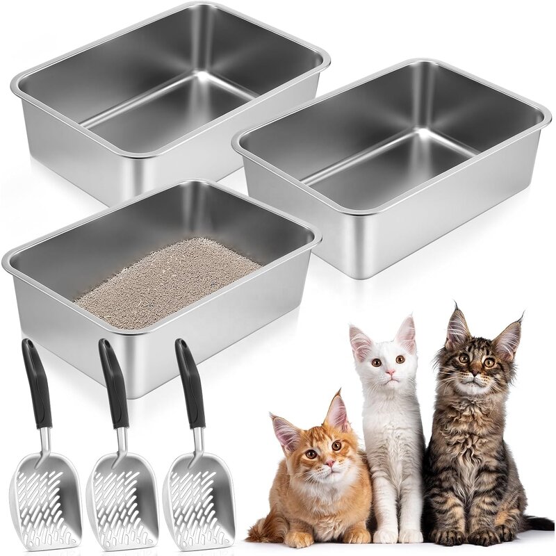 Stainless Steel Litter Box Manufacturer - OEM/ODM Custom S/M/L Full Size High