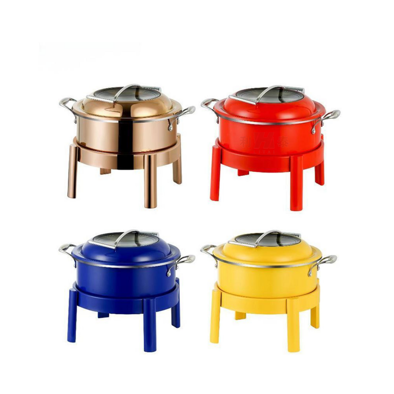 Buffet Chafer Pot Manufacturer - OEM/ODM Custom SUS 304 Hydraulic Glass Lid