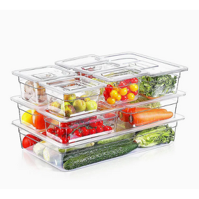 Transparent GN Pan Manufacturer - OEM/ODM Custom PC 1/1 530*325 with Cover