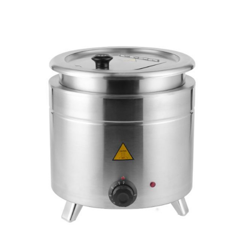 Soup Kettle Manufacturer - OEM/ODM Custom 11L Luxury Silver Iron Stainless Steel