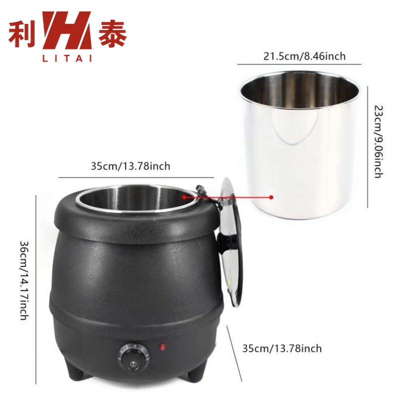 Electric Soup Kettle Manufacturer - OEM/ODM Custom 10L Commercial Heater Warmer
