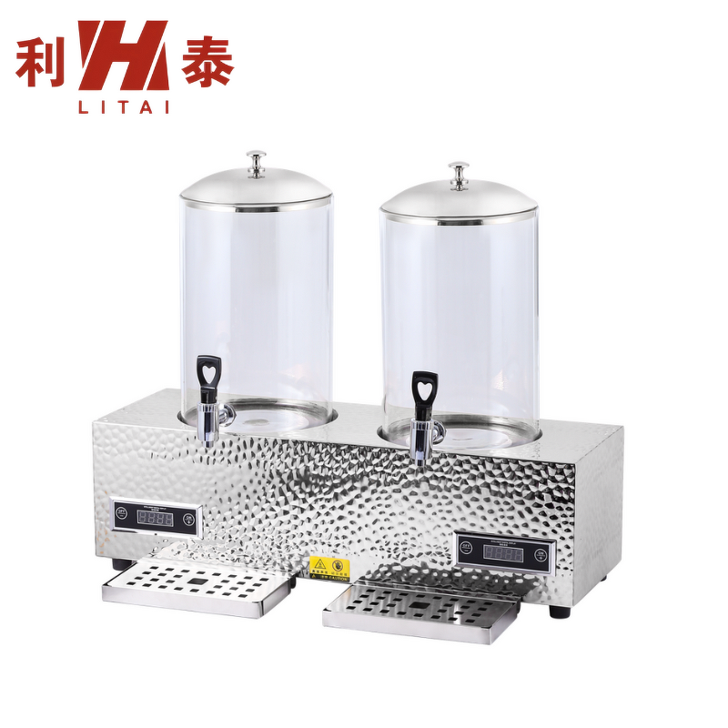 Electric Juice Dispenser Manufacturer - OEM/ODM Custom 10L*2 Rose Gold Black