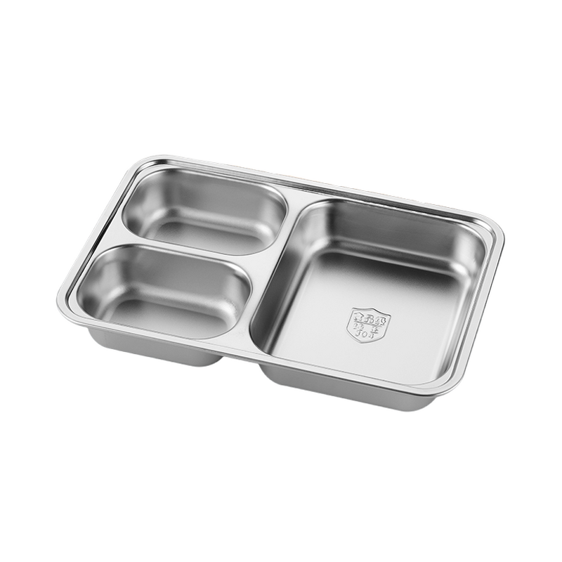 Food Tray Manufacturer - OEM/ODM Custom Rectangle Stainless Steel School Lunch