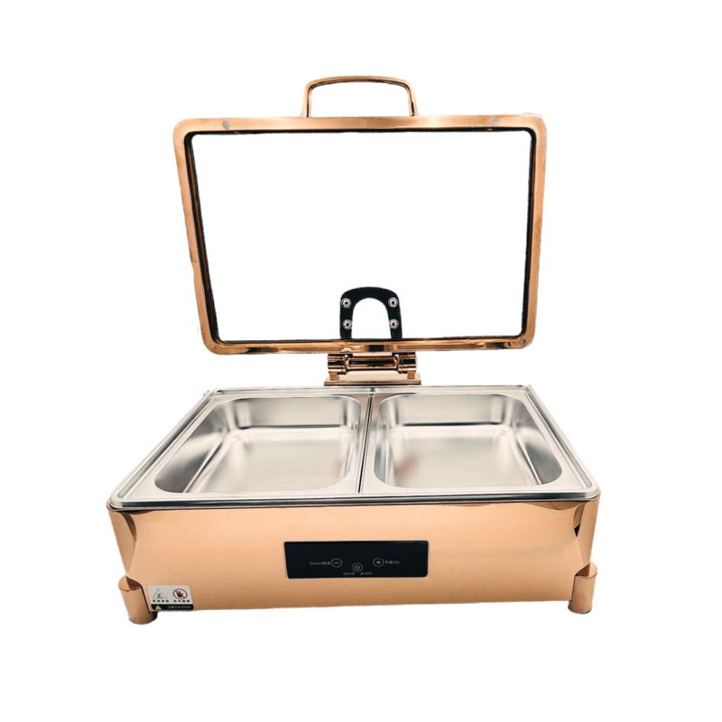 Electric Food Warmer Manufacturer - OEM/ODM Custom Rose Gold Stainless Steel 304