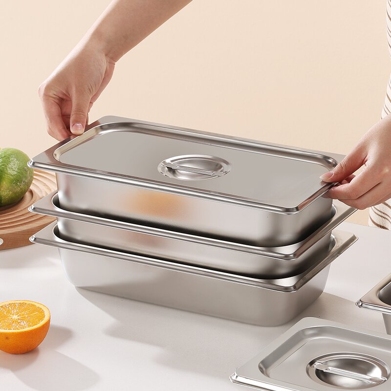 Gastronorm Pan Manufacturer - OEM/ODM Custom 1/3 Multi-Depth Stainless Steel