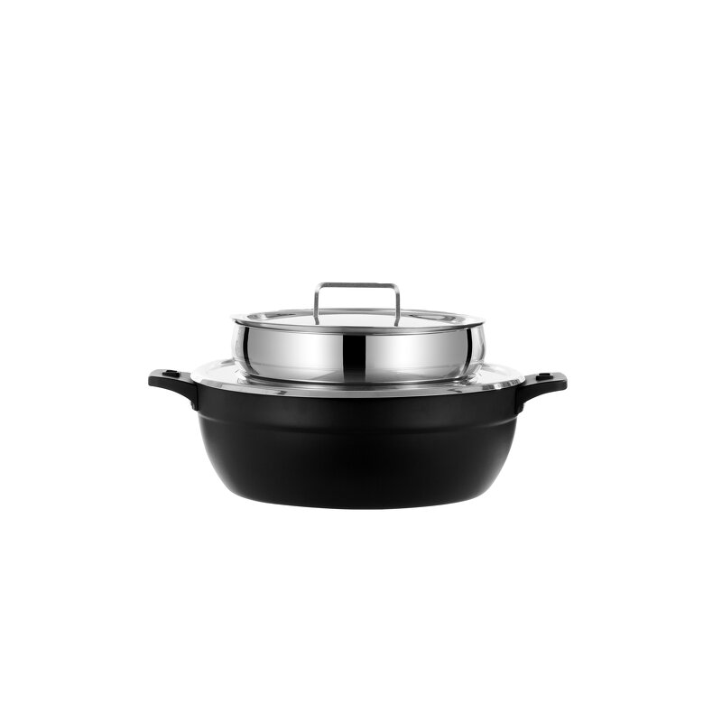Chafer Pot Manufacturer - OEM/ODM Custom 32-36cm SUS 304 Luxurious Buffet