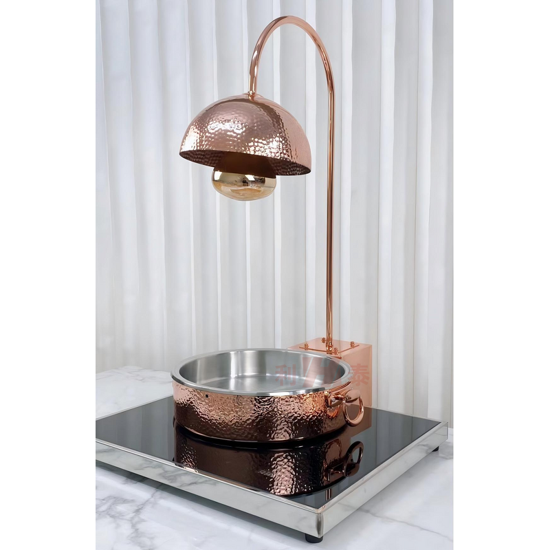 Heating Warmer Light Manufacturer - OEM/ODM Custom Round Rose Gold Stainless