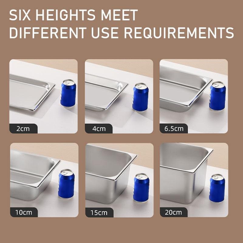 GN Pan Manufacturer - OEM/ODM Custom Professional 1/1 Stainless Steel Buffet