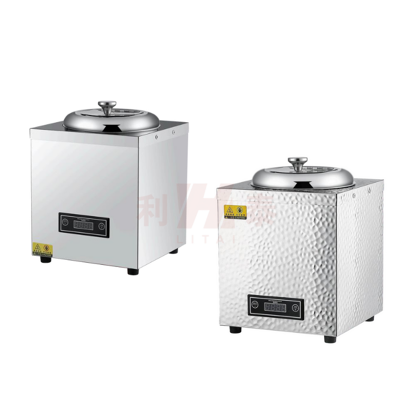 Electric Soup Kettle Manufacturer - OEM/ODM Custom 10L Hammer Point Silver SUS 304