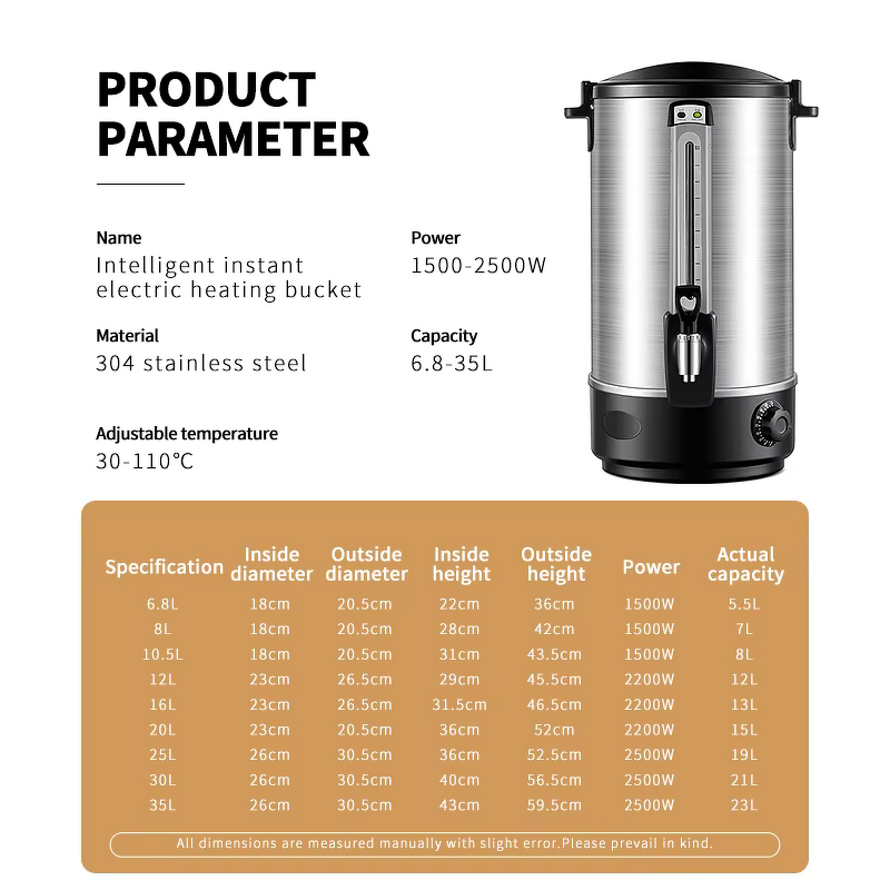 Drinking Water Boiler Manufacturer - OEM/ODM Custom Double Layer American Type