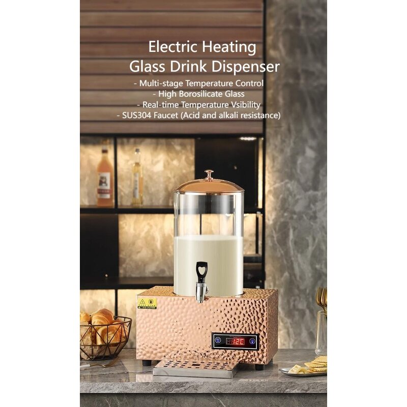 Electric Milk Warmer Manufacturer - OEM/ODM Custom 10-20L Rose Gold Stainless