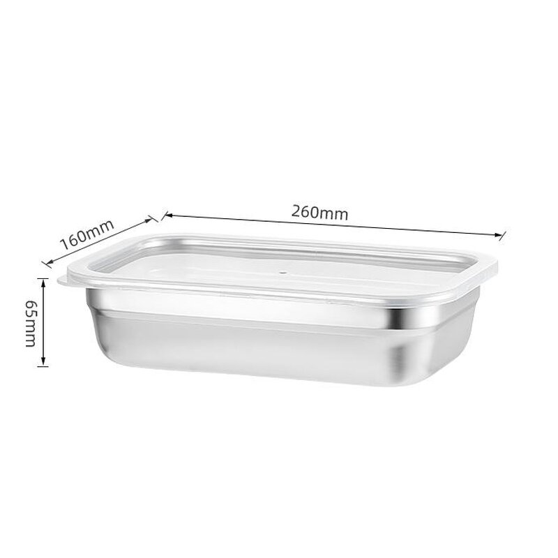 Lunch Box Manufacturer - OEM/ODM Custom Large 26*16cm Stainless Steel Bento