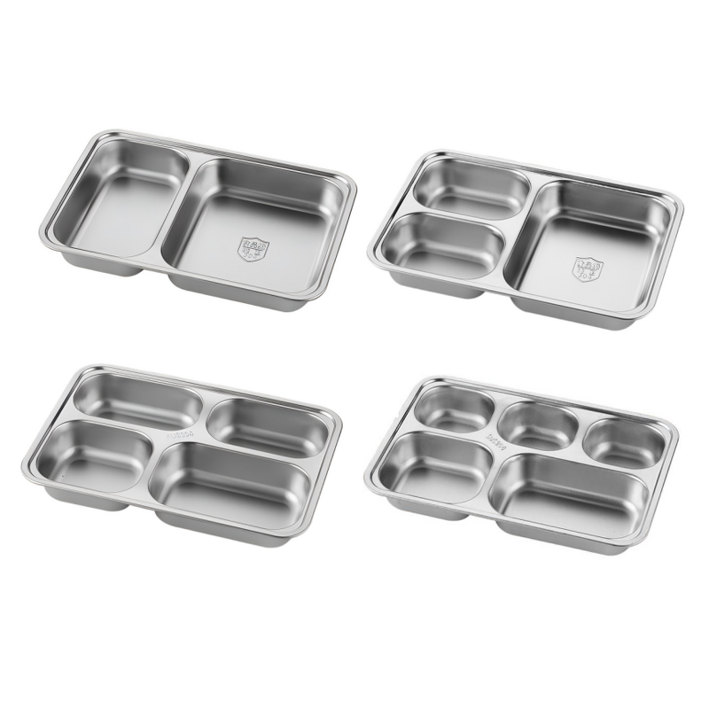 Divided Dinner Plate Manufacturer - OEM/ODM Custom 304 Stainless Steel Fast Food