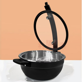 Mini Chafing Dish Manufacturer - OEM/ODM Custom Black Round 32-36CM Portable