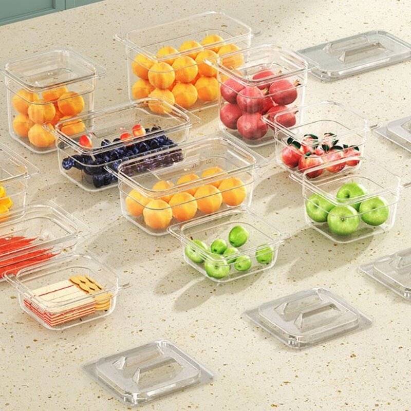 Transparent GN Pan Manufacturer - OEM/ODM Custom PC 1/1 530*325 with Cover