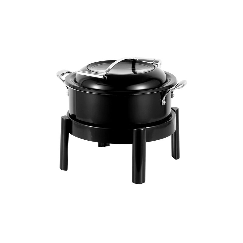 Buffet Chafer Pot Manufacturer - OEM/ODM Custom SUS 304 Hydraulic Glass Lid