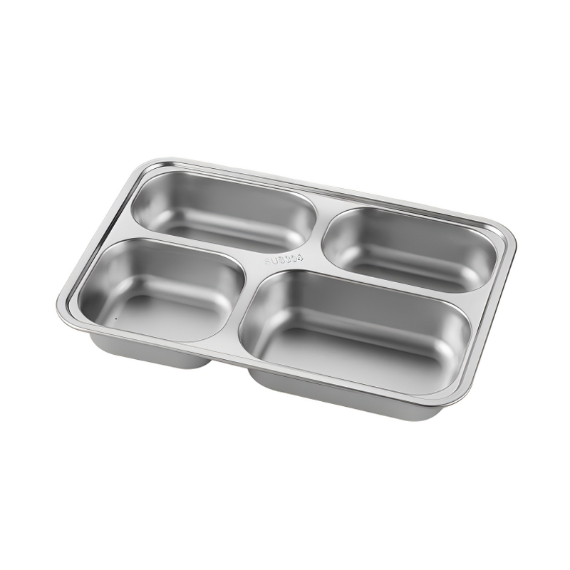 Food Tray Manufacturer - OEM/ODM Custom Rectangle Stainless Steel School Lunch