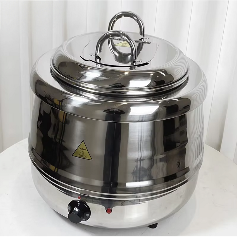 Electric Food Kettle Manufacturer - OEM/ODM Custom 13L Commercial Silver Large