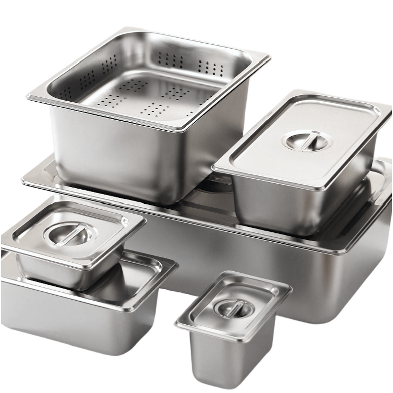 Gastronorm Pan Manufacturer - OEM/ODM Custom 1/3 Multi-Depth Stainless Steel