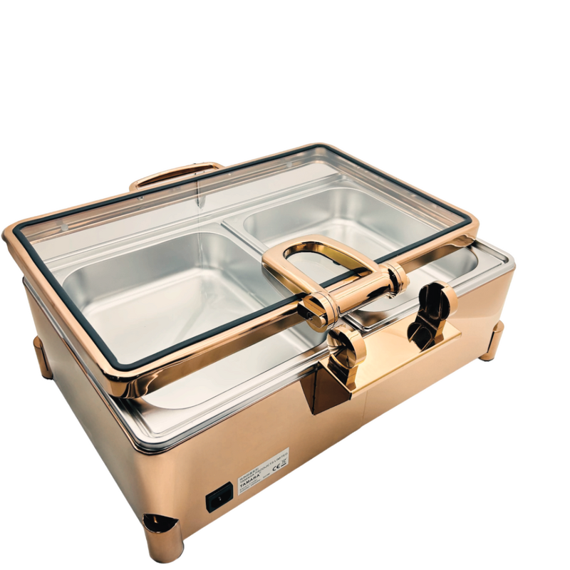 Electric Food Warmer Manufacturer - OEM/ODM Custom Rose Gold Stainless Steel 304