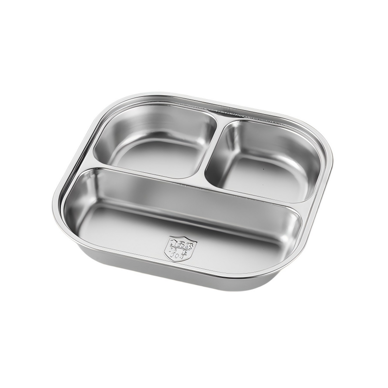 Fast Food Plate Manufacturer - OEM/ODM Custom Large 23*23*4CM Square Stainless