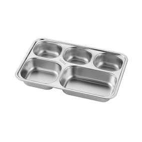 Food Tray Manufacturer - OEM/ODM Custom Rectangle Stainless Steel School Lunch