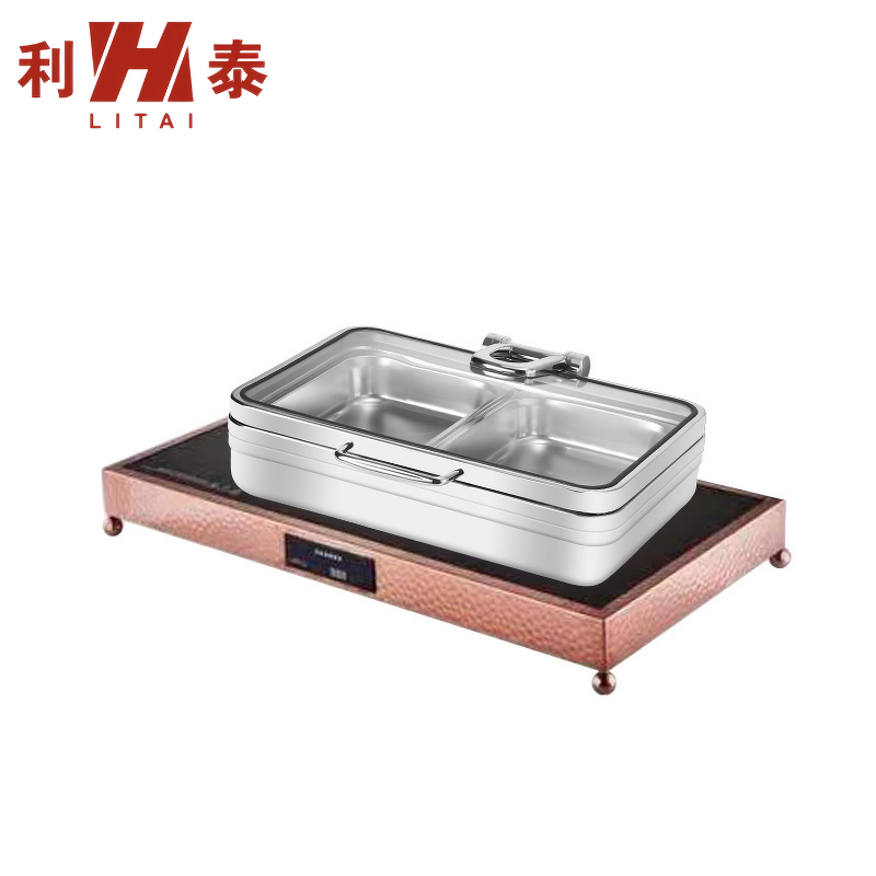 Hydraulic Chafing Dish Manufacturer - OEM/ODM Custom Fuel Type Color Glass Lid