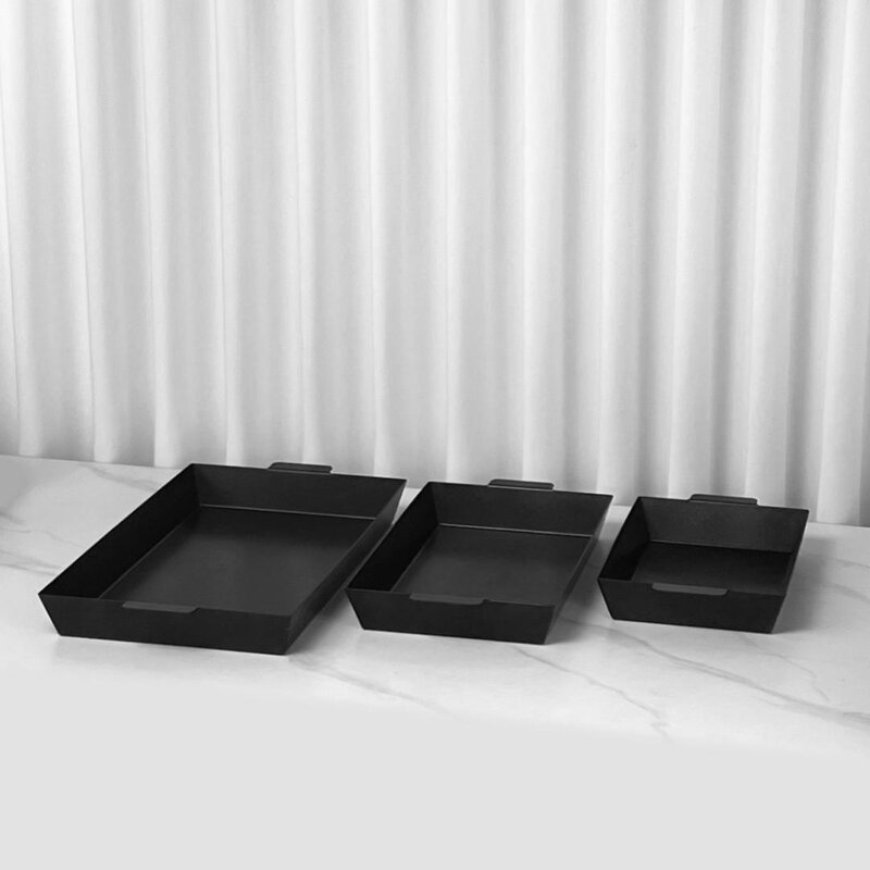 Serving Tray Manufacturer - OEM/ODM Custom Stainless Steel Deep Black Non-stick